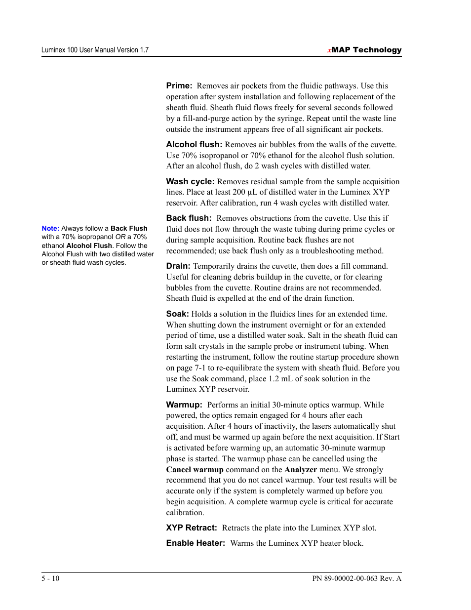 Luminex 100 User Manual Version 1.7 User Manual | Page 50 / 146