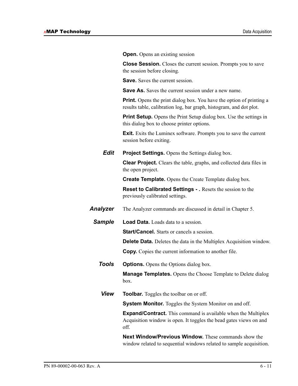 Luminex 100 User Manual Version 1.7 User Manual | Page 61 / 146