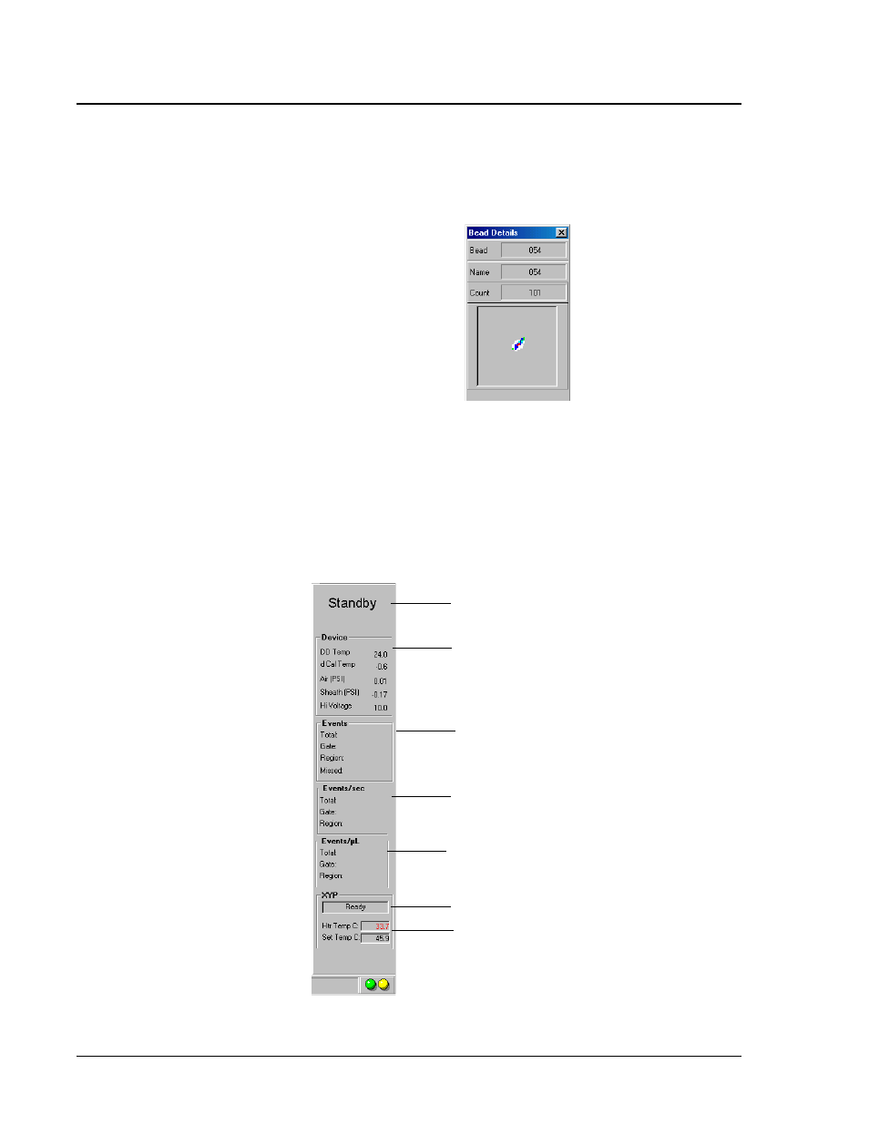 System monitor | Luminex 200 User Manual with LDS 1.7 Software User Manual | Page 80 / 154