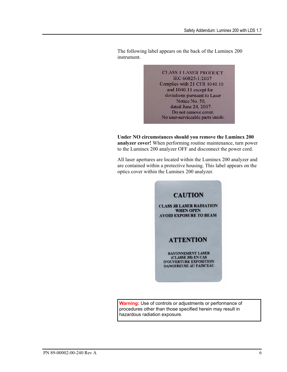 Luminex 200 LDS User Manual Update User Manual | Page 6 / 10