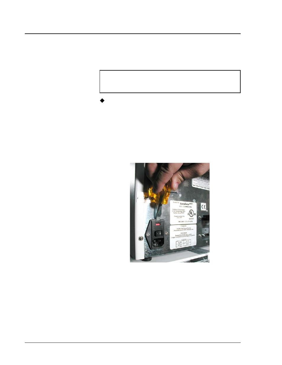 As required, Fuses | Luminex 200 User Manual with IS 2.3 Software User Manual | Page 38 / 64