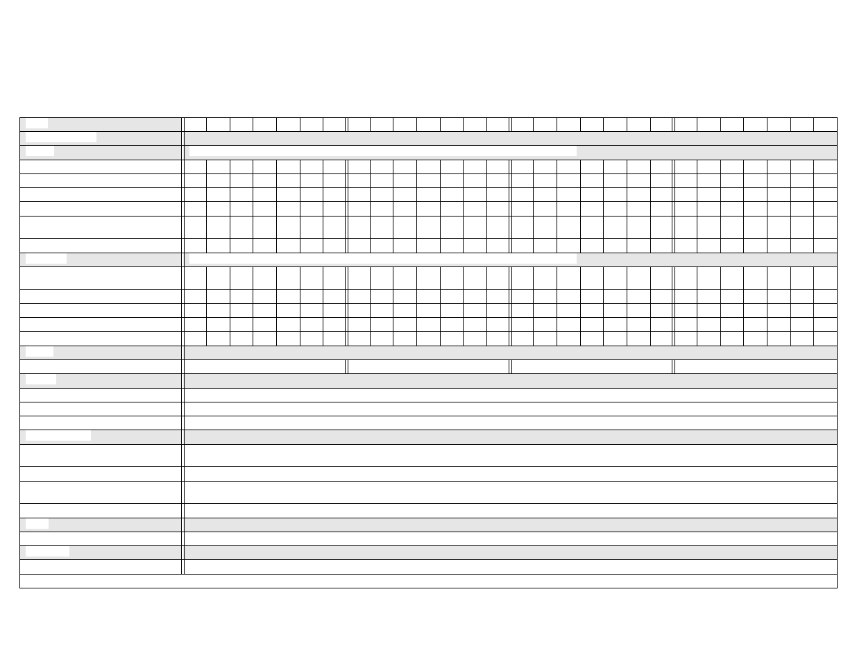 Maintenance log, Luminex 200 maintenance log, Month(s) | Year | Luminex 200 User Manual with IS 2.3 Software User Manual | Page 41 / 64