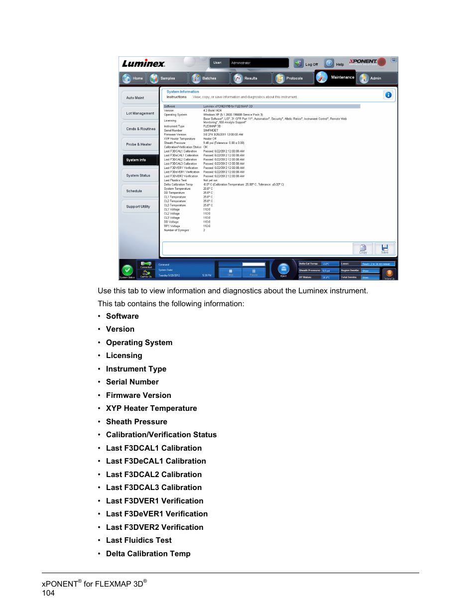 Luminex xPONENT 4.2 for FLEXMAP User Manual | Page 118 / 148