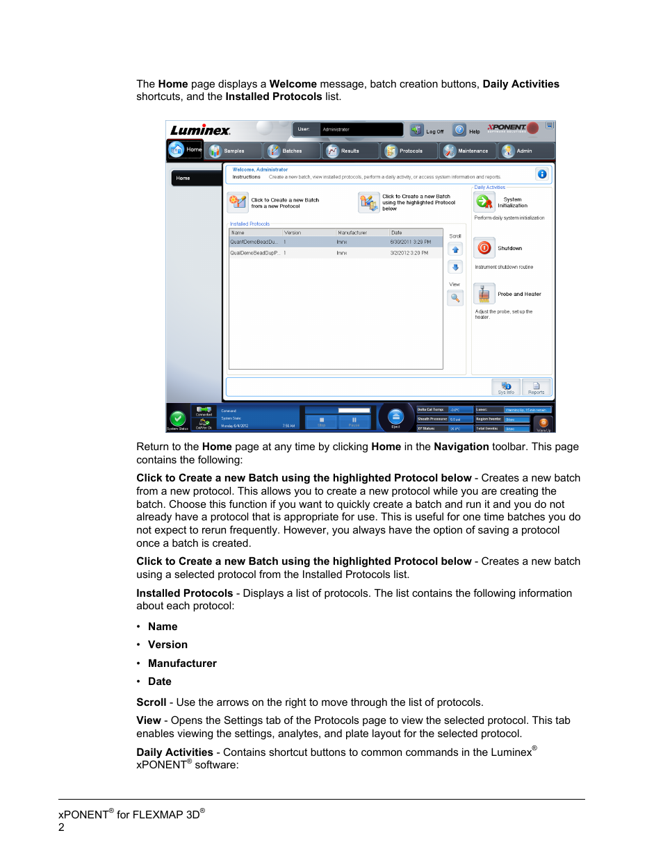 Luminex xPONENT 4.2 for FLEXMAP User Manual | Page 16 / 148