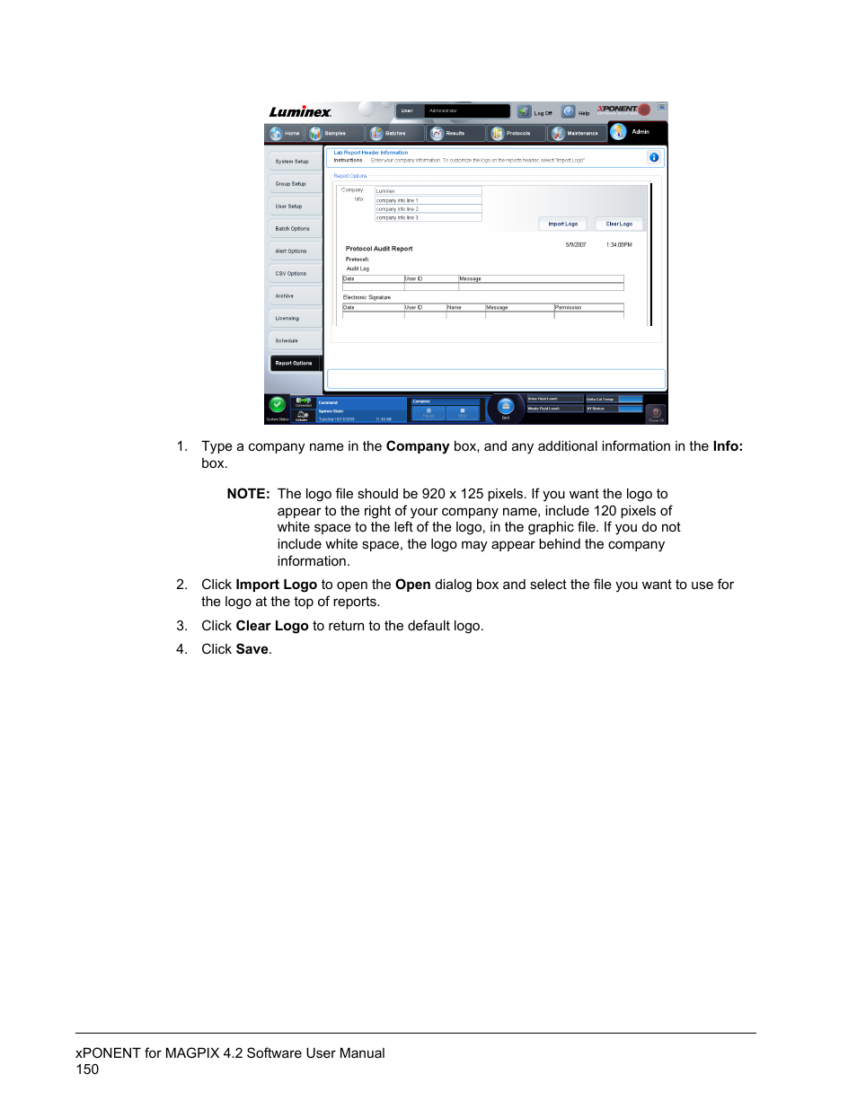 Luminex xPONENT for MAGPIX 4.2 User Manual | Page 163 / 164