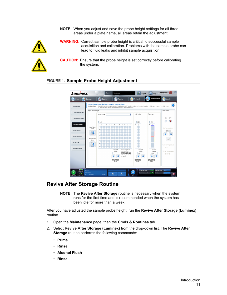 Revive after storage routine | Luminex xPONENT for MAGPIX 4.2 User Manual | Page 24 / 164
