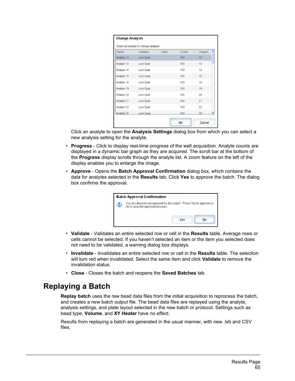 Replaying a batch | Luminex xPONENT for MAGPIX 4.2 User Manual | Page 78 / 164