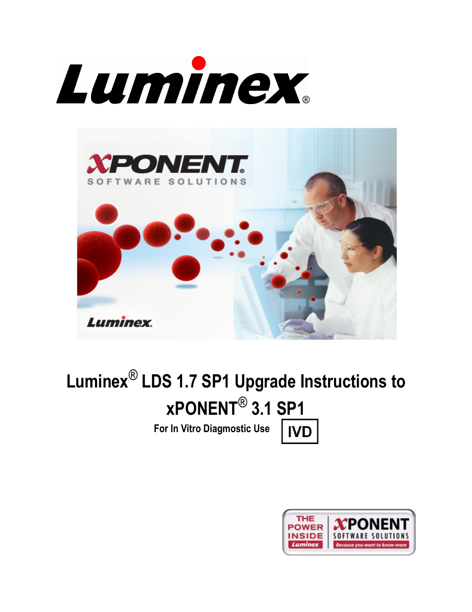 Luminex LDS 1.7 SP1 to xPONENT 3.1 Rev 2 Upgrade Instructions User Manual | 16 pages