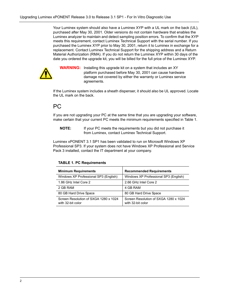 Luminex xPONENT 3.0 to xPONENT 3.1 Rev 2 Upgrade Instructions User Manual | Page 6 / 12