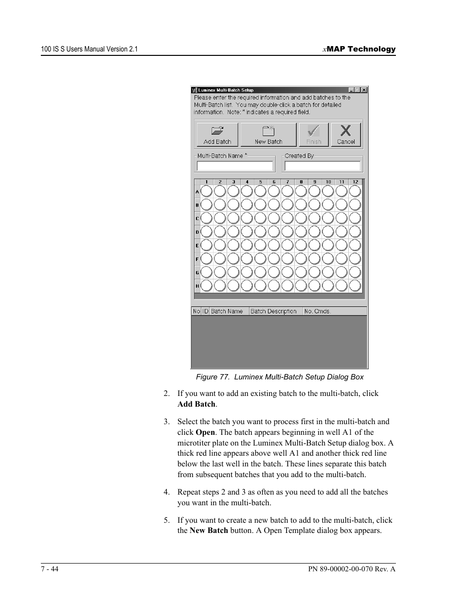 Luminex 100 IS User Manual, Version 2.1 User Manual | Page 108 / 188