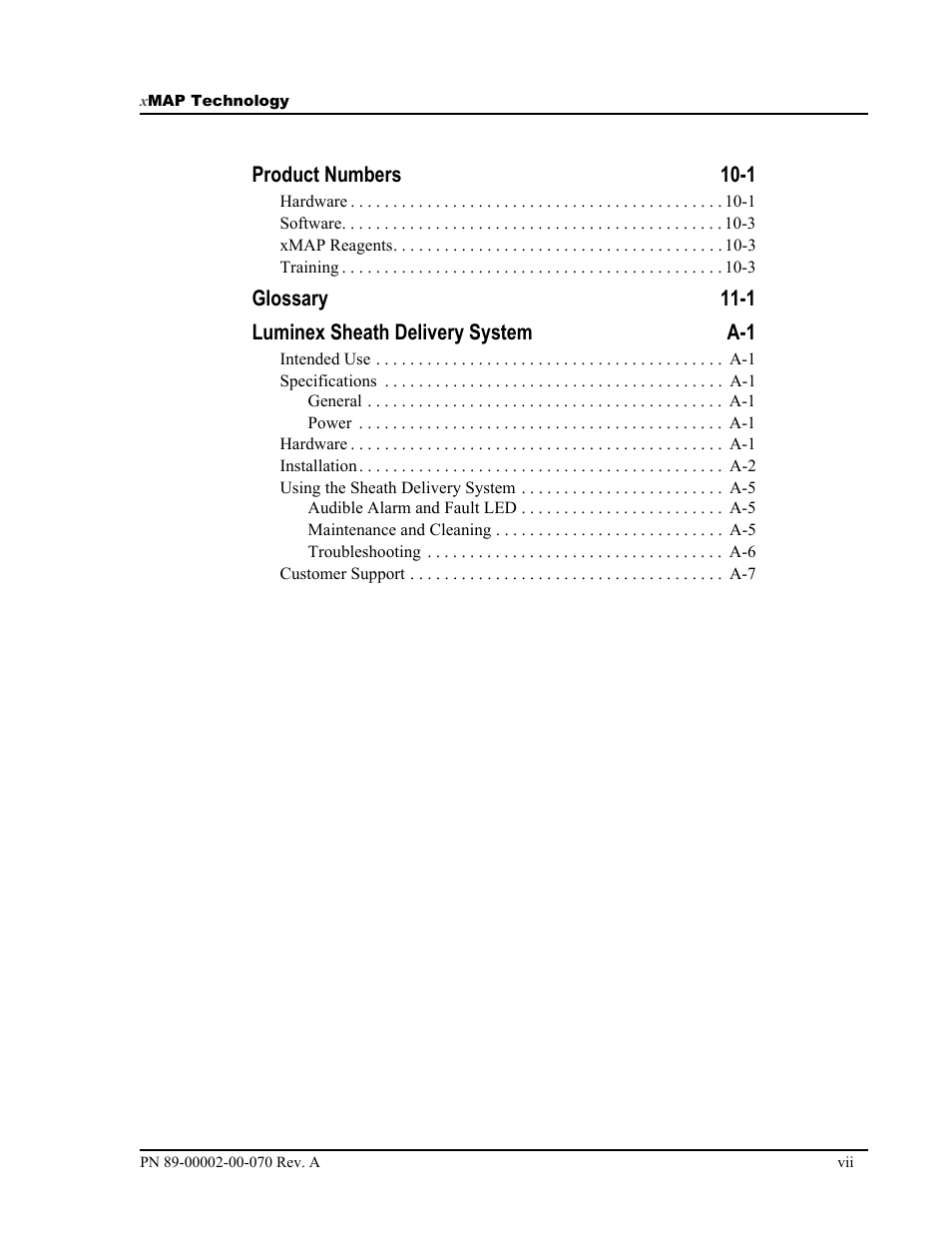 Luminex 100 IS User Manual, Version 2.1 User Manual | Page 11 / 188