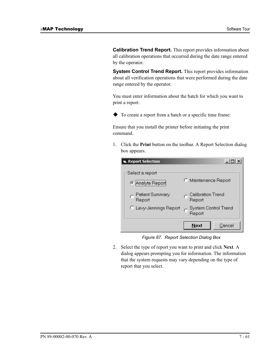 Luminex 100 IS User Manual, Version 2.1 User Manual | Page 125 / 188