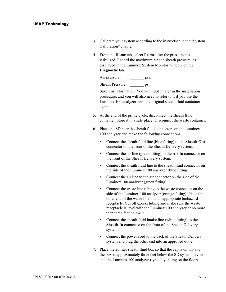 Luminex 100 IS User Manual, Version 2.1 User Manual | Page 173 / 188