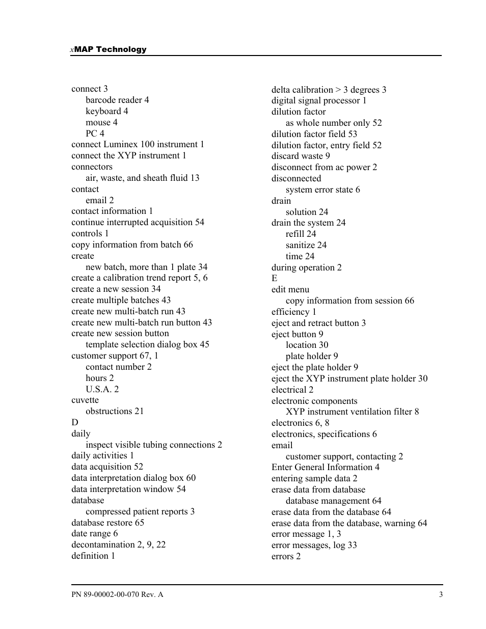 Luminex 100 IS User Manual, Version 2.1 User Manual | Page 181 / 188