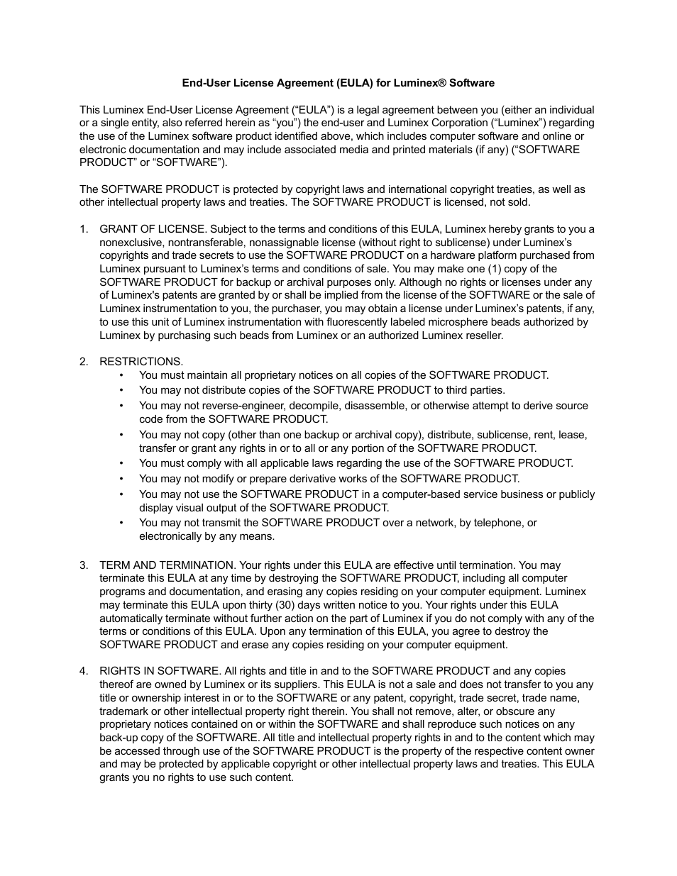 Luminex 100 IS User Manual, Version 2.1 User Manual | Page 3 / 188