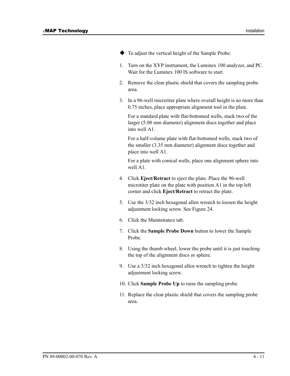 Luminex 100 IS User Manual, Version 2.1 User Manual | Page 39 / 188