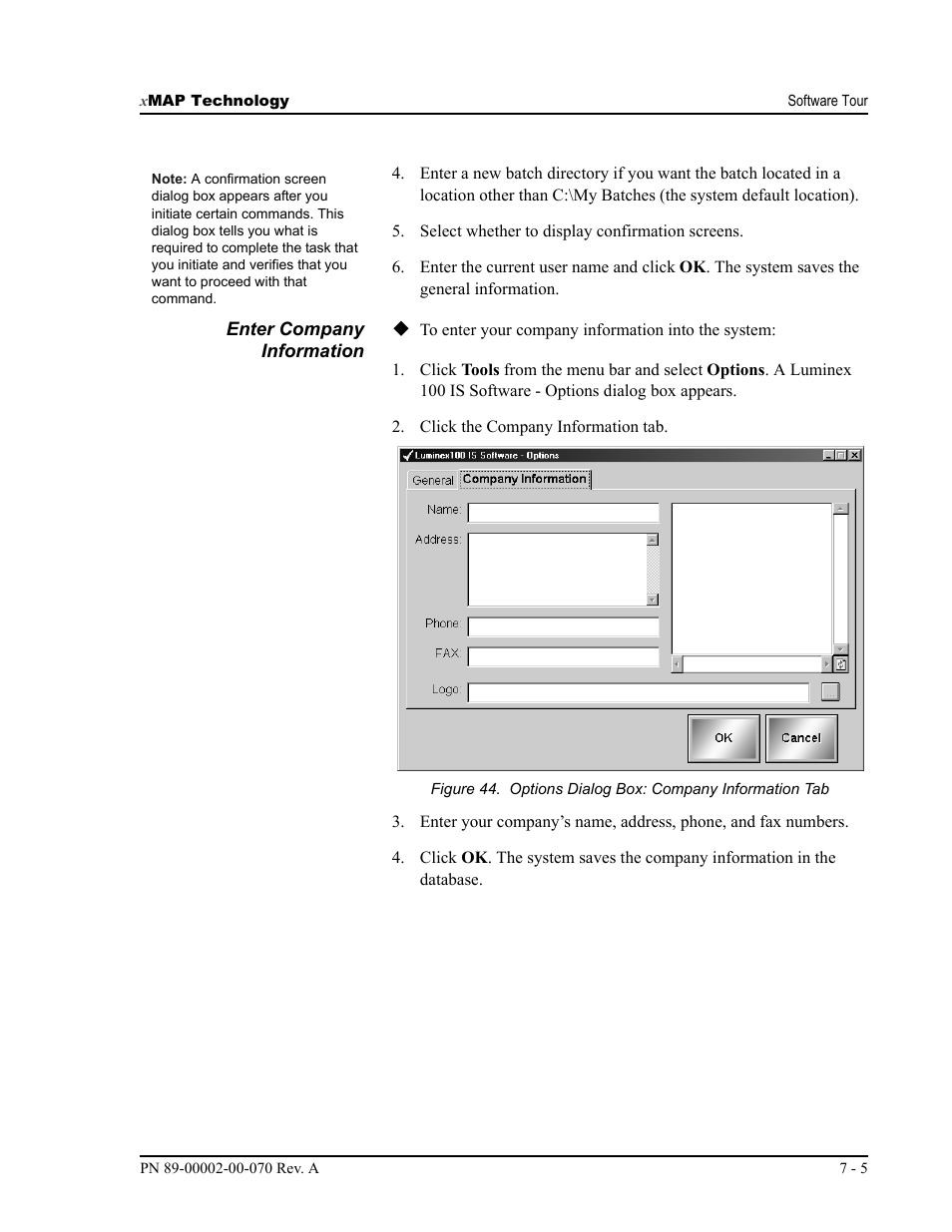 Luminex 100 IS User Manual, Version 2.1 User Manual | Page 69 / 188