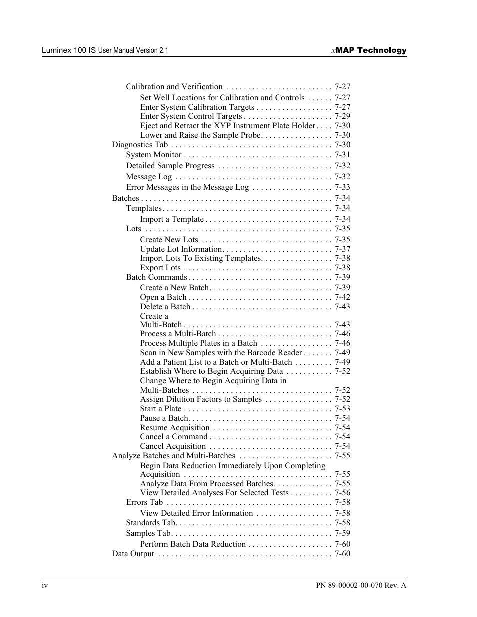 Luminex 100 IS User Manual, Version 2.1 User Manual | Page 8 / 188