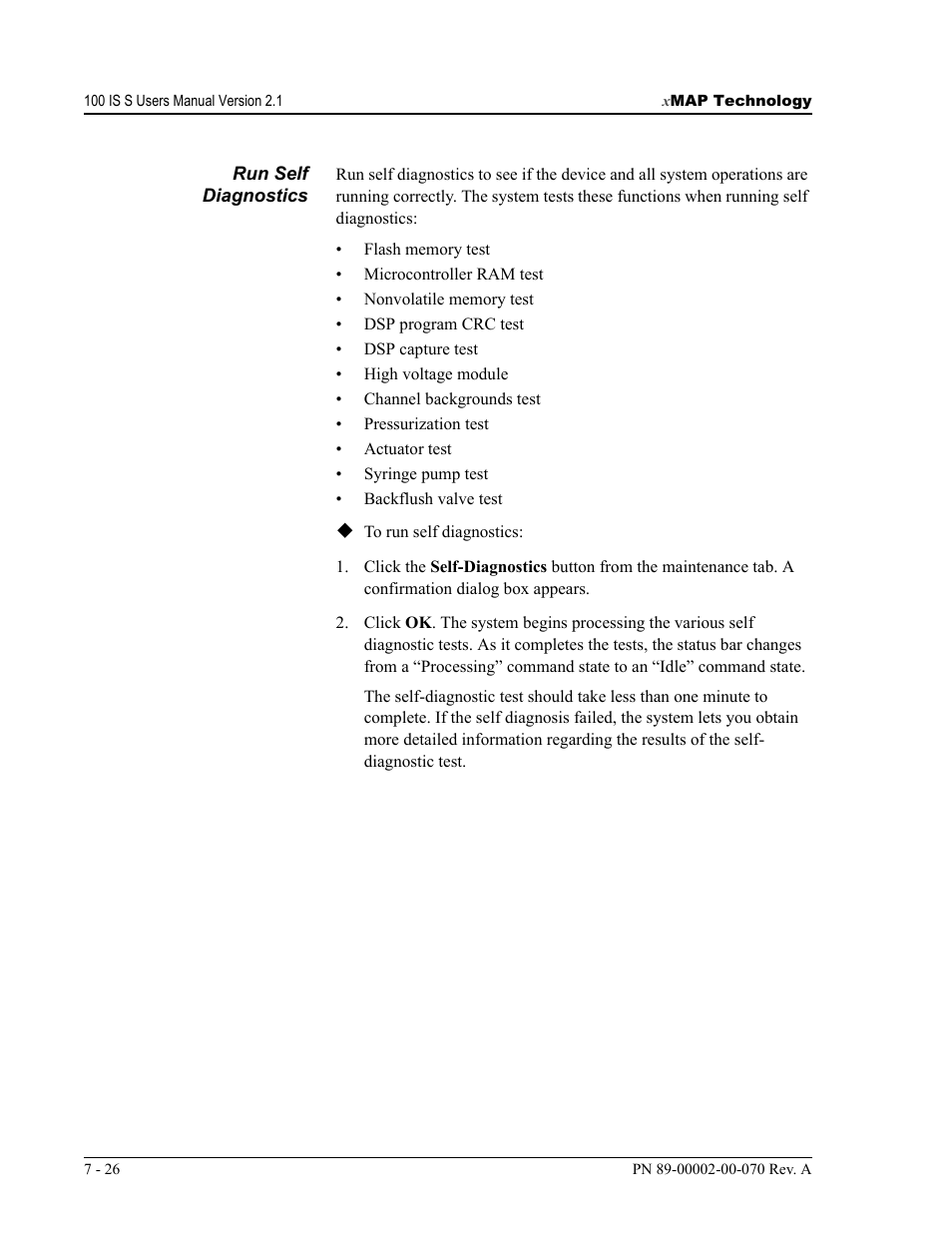 Luminex 100 IS User Manual, Version 2.1 User Manual | Page 90 / 188