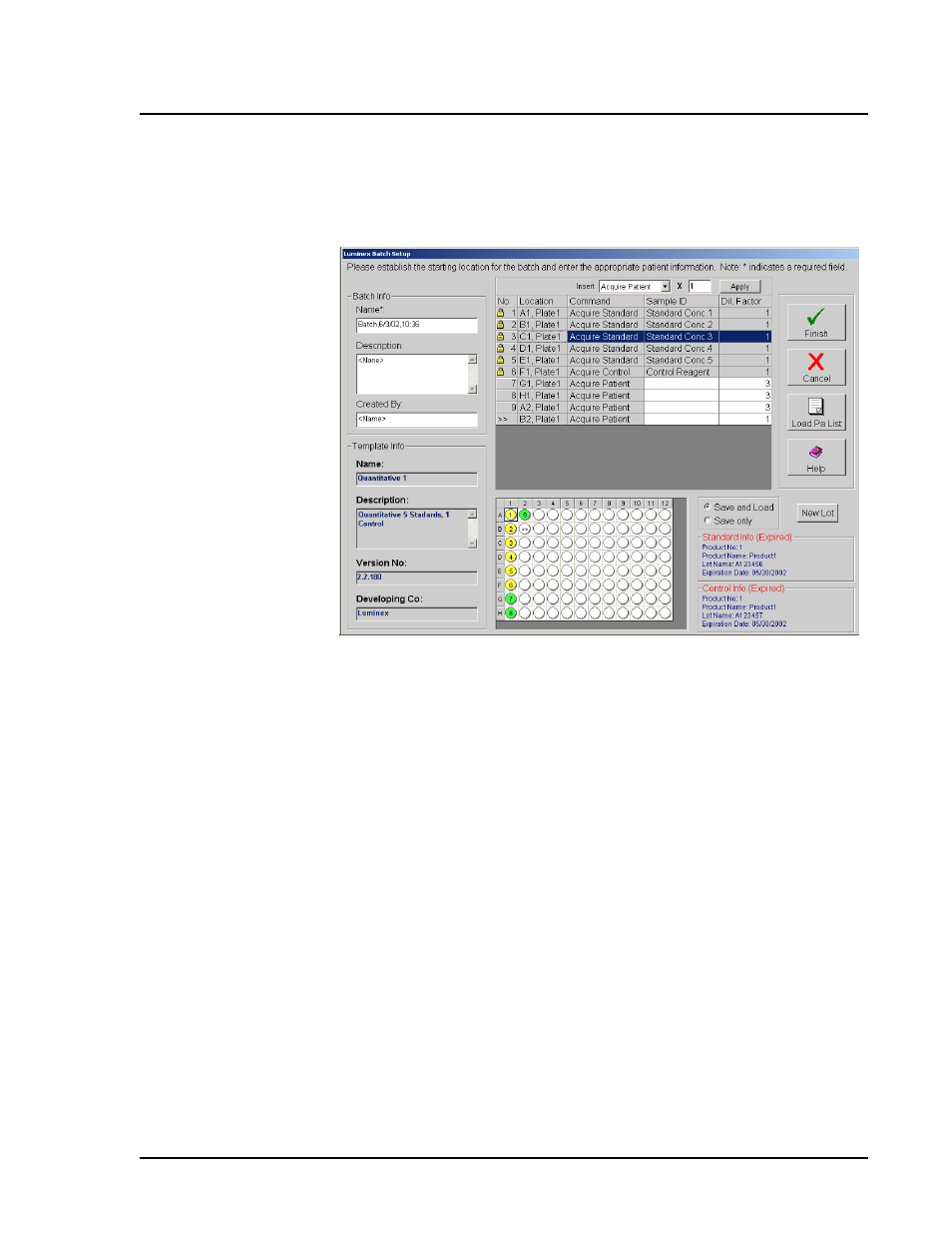 Create a new advanced batch, Create a new advanced batch -65 | Luminex 100 IS User Manual, Version 2.3 User Manual | Page 107 / 228