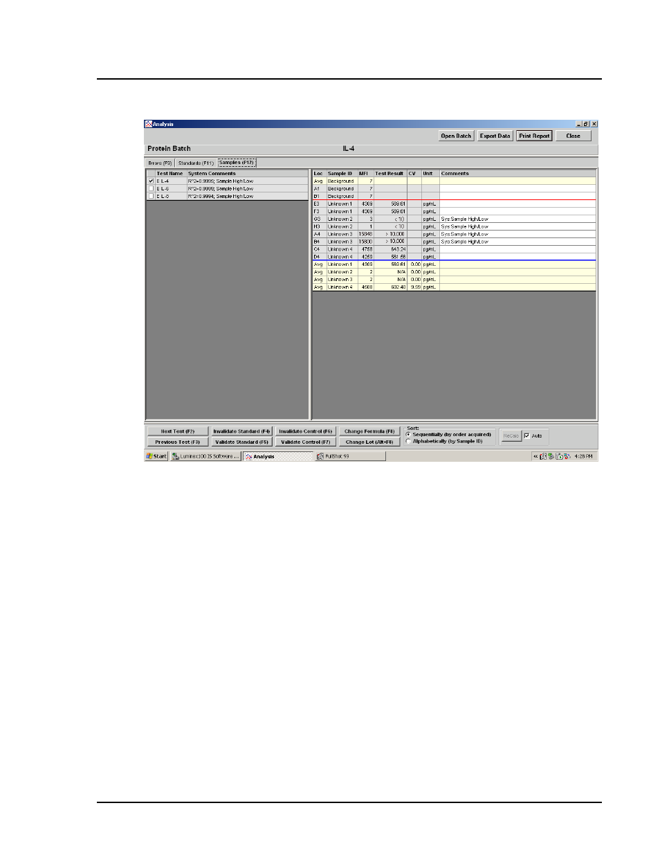 Replicate averaging, Replicate averaging -29 | Luminex 100 IS User Manual, Version 2.3 User Manual | Page 71 / 228