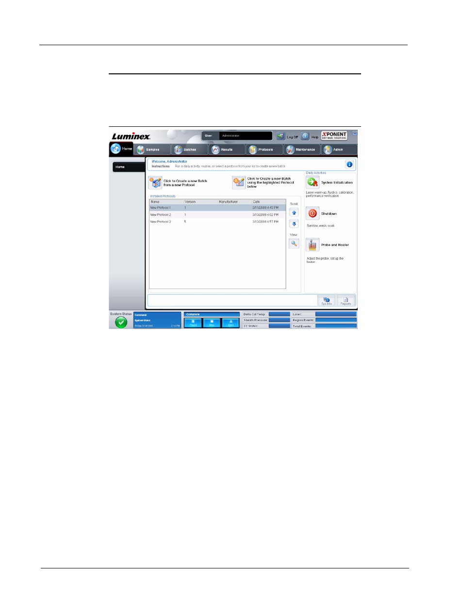 Home | Luminex xPONENT 3.1 User Manual | Page 24 / 140