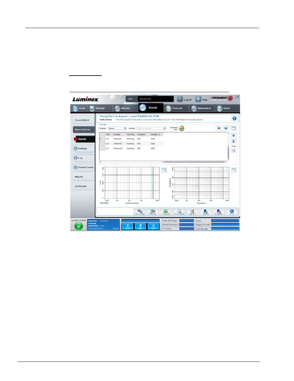 Results tab | Luminex xPONENT 3.1 User Manual | Page 53 / 140
