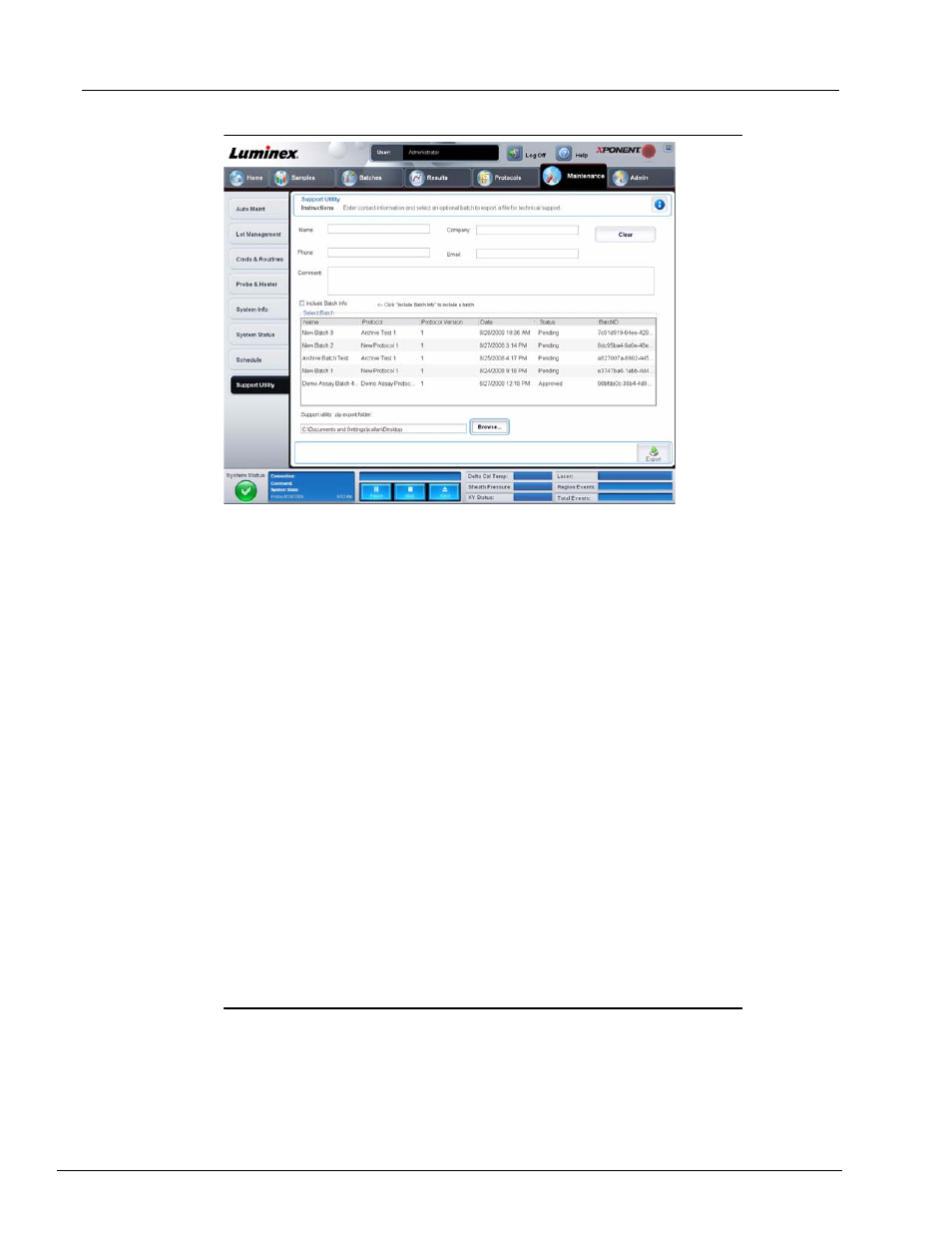 Admin | Luminex xPONENT 3.1 User Manual | Page 83 / 140