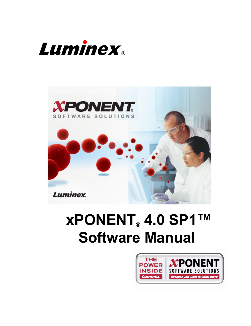 Luminex xPONENT 4.0 SP1 User Manual | 152 pages