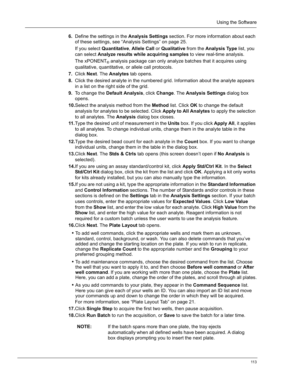 Luminex xPONENT 4.0 SP1 User Manual | Page 125 / 152