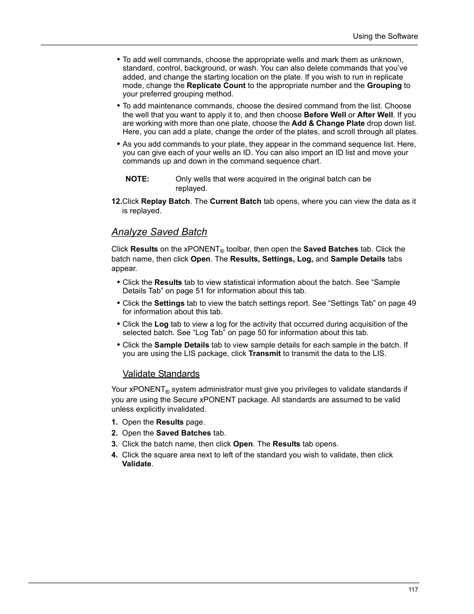 Analyze saved batch | Luminex xPONENT 4.0 SP1 User Manual | Page 129 / 152