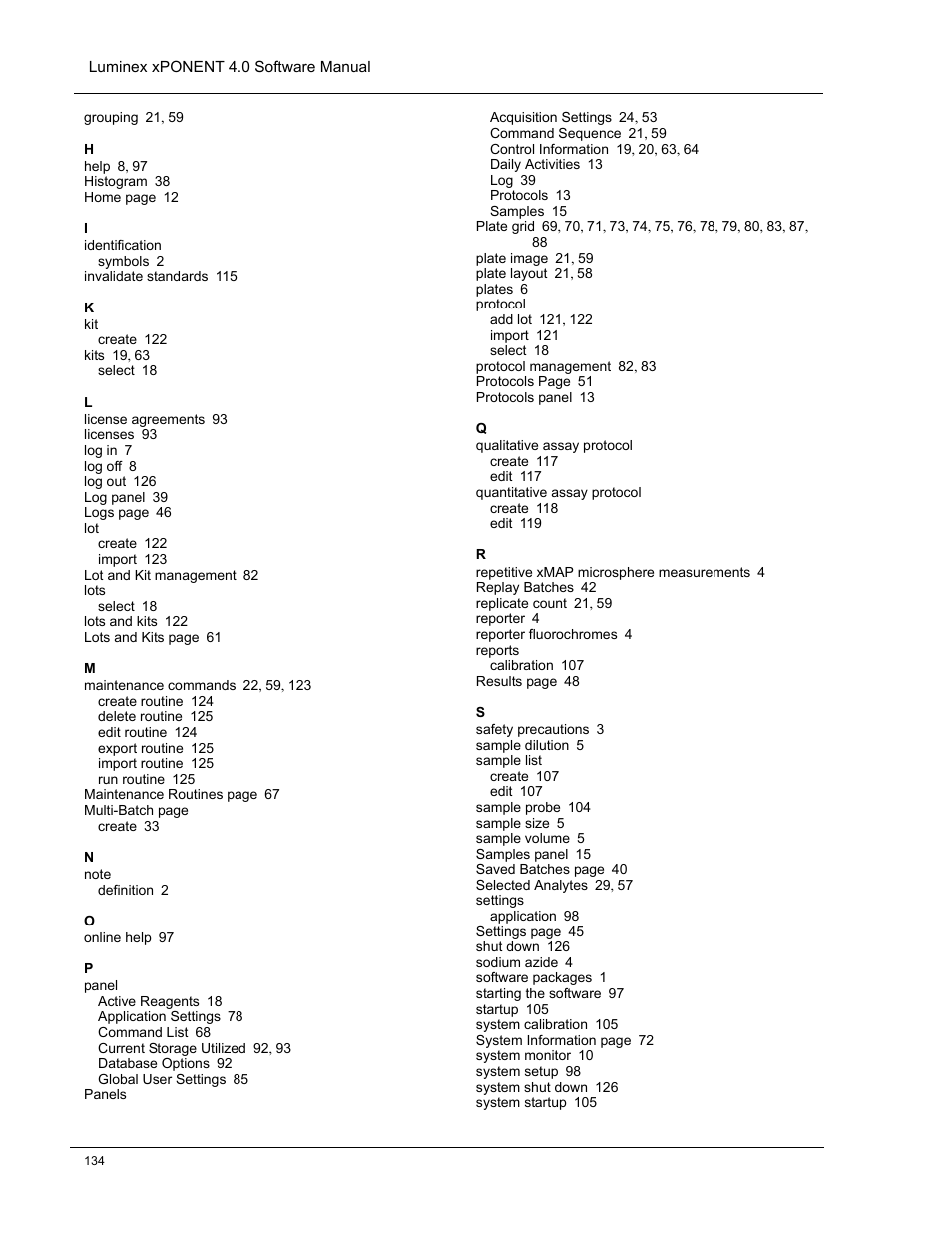 Luminex xPONENT 4.0 SP1 User Manual | Page 150 / 152