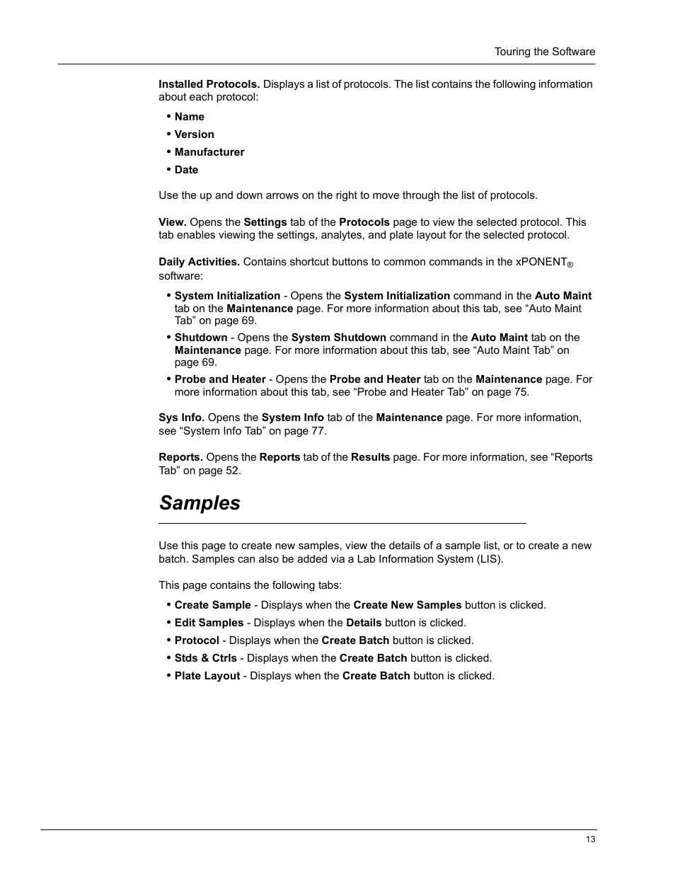 Samples | Luminex xPONENT 4.0 SP1 User Manual | Page 25 / 152