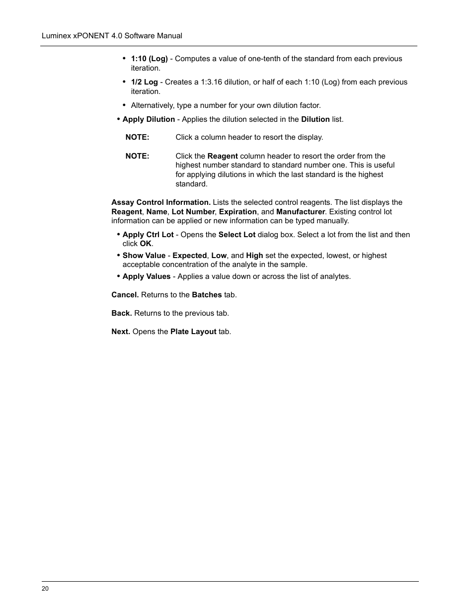 Luminex xPONENT 4.0 SP1 User Manual | Page 32 / 152