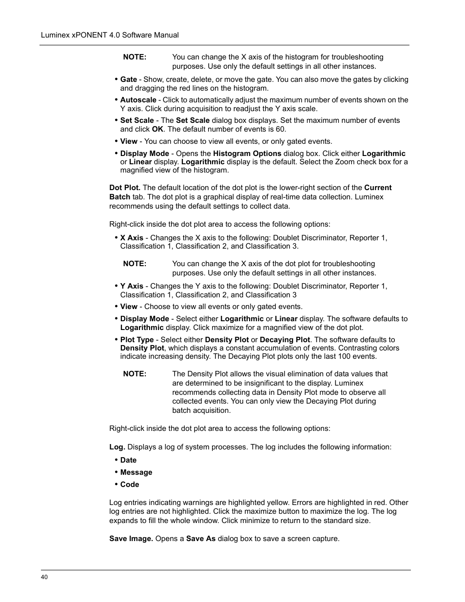 Luminex xPONENT 4.0 SP1 User Manual | Page 52 / 152