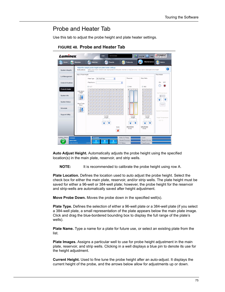 Probe and heater tab | Luminex xPONENT 4.0 SP1 User Manual | Page 87 / 152