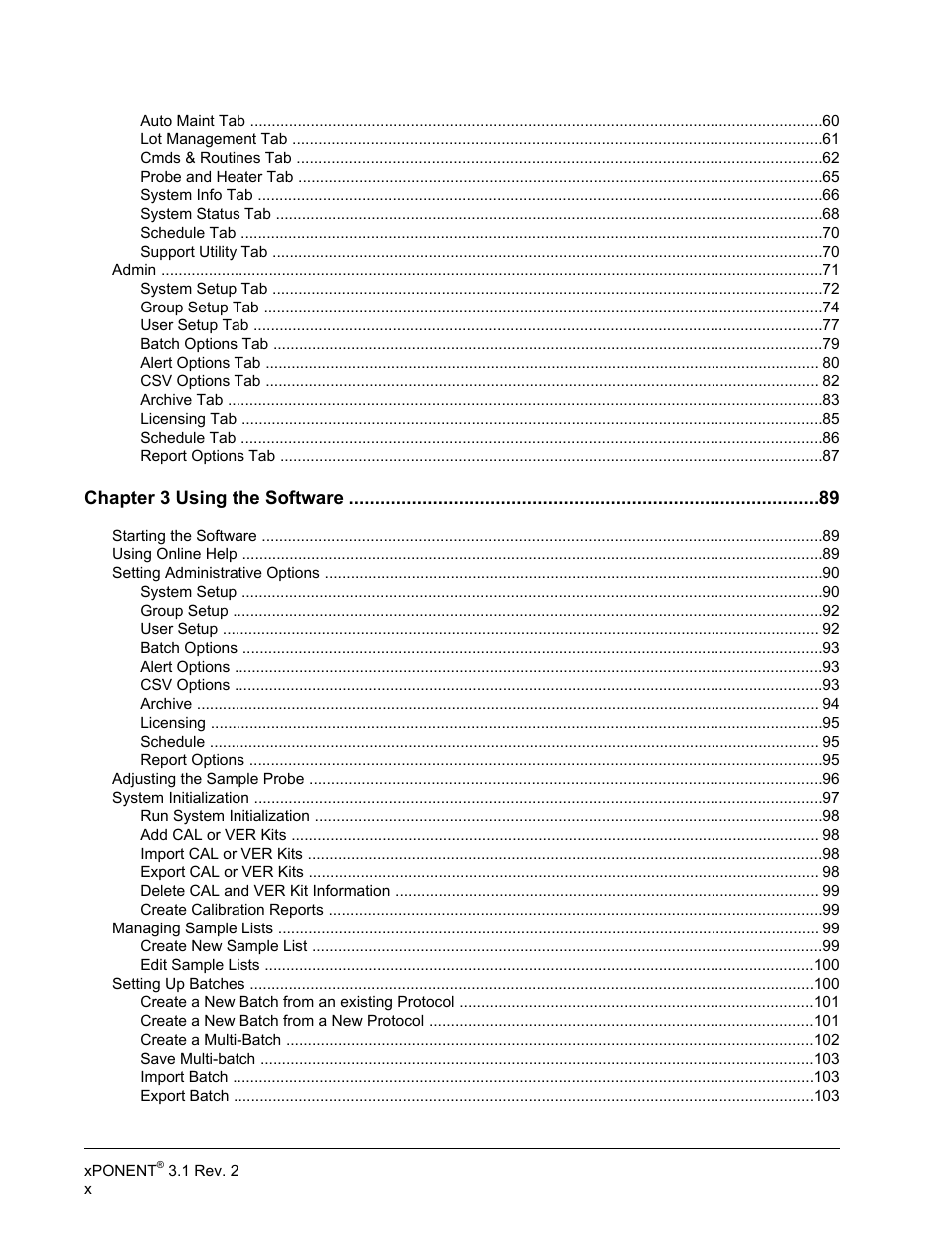 Luminex xPONENT 3.1 Rev 2 User Manual | Page 11 / 145
