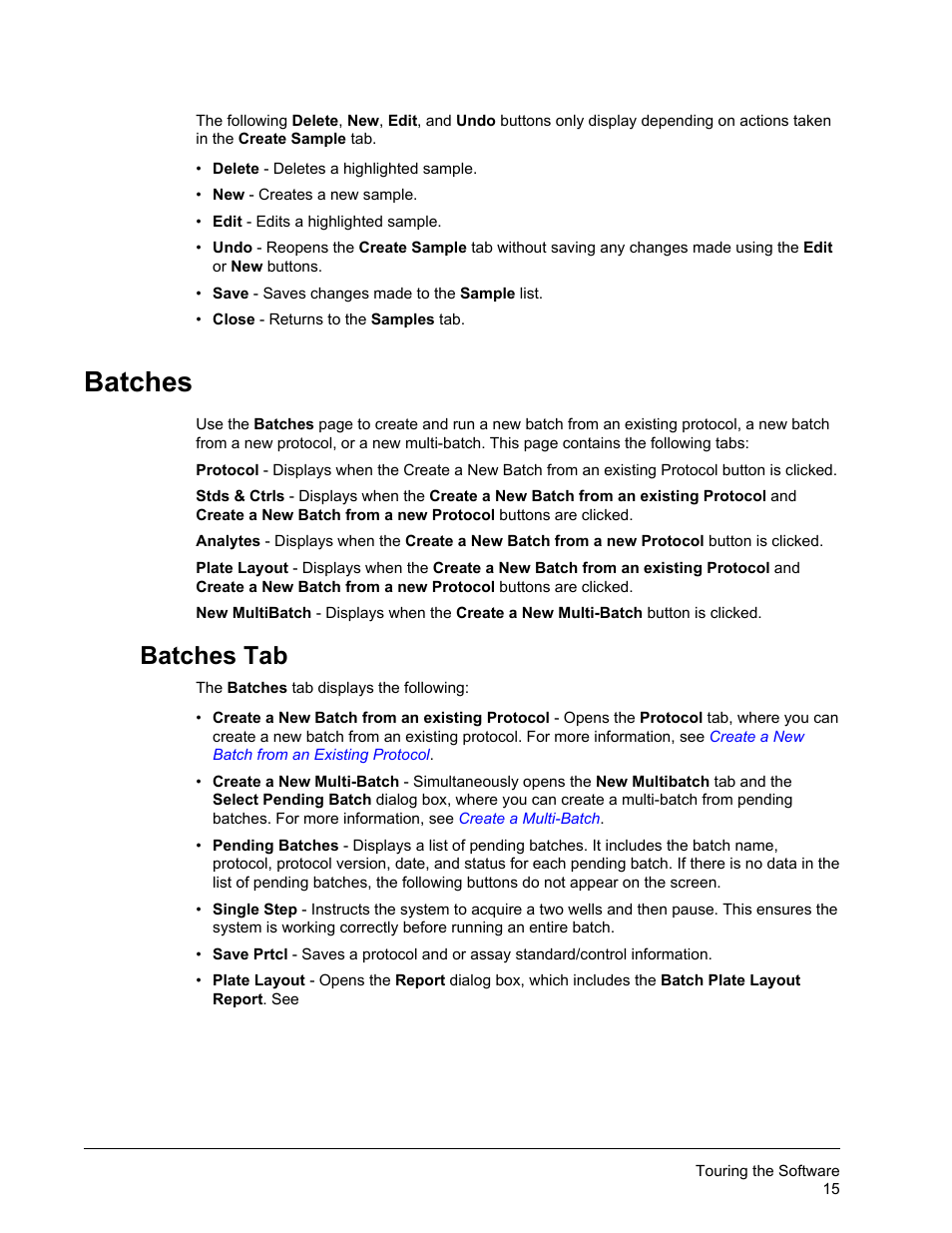 Batches, Batches tab | Luminex xPONENT 3.1 Rev 2 User Manual | Page 28 / 145