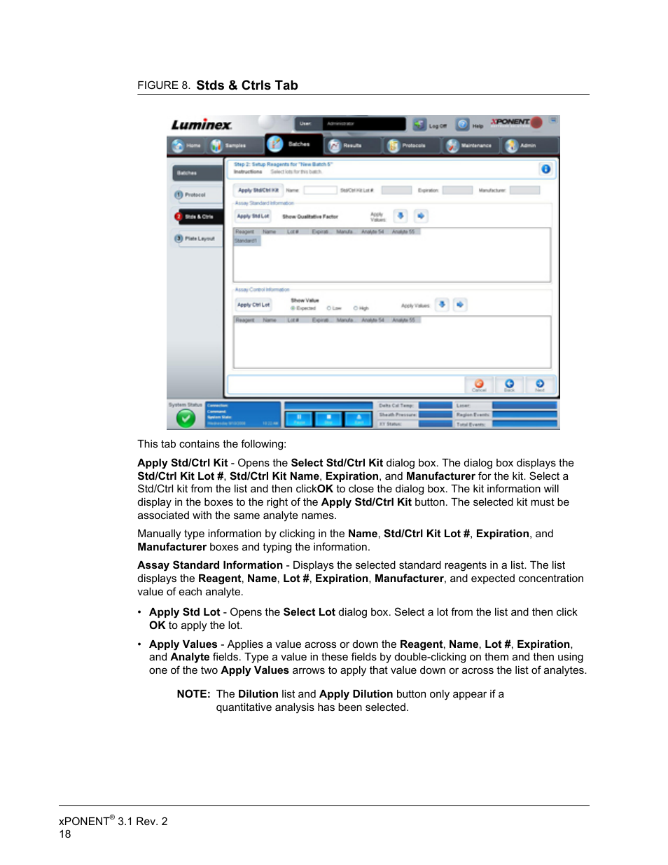 Luminex xPONENT 3.1 Rev 2 User Manual | Page 31 / 145