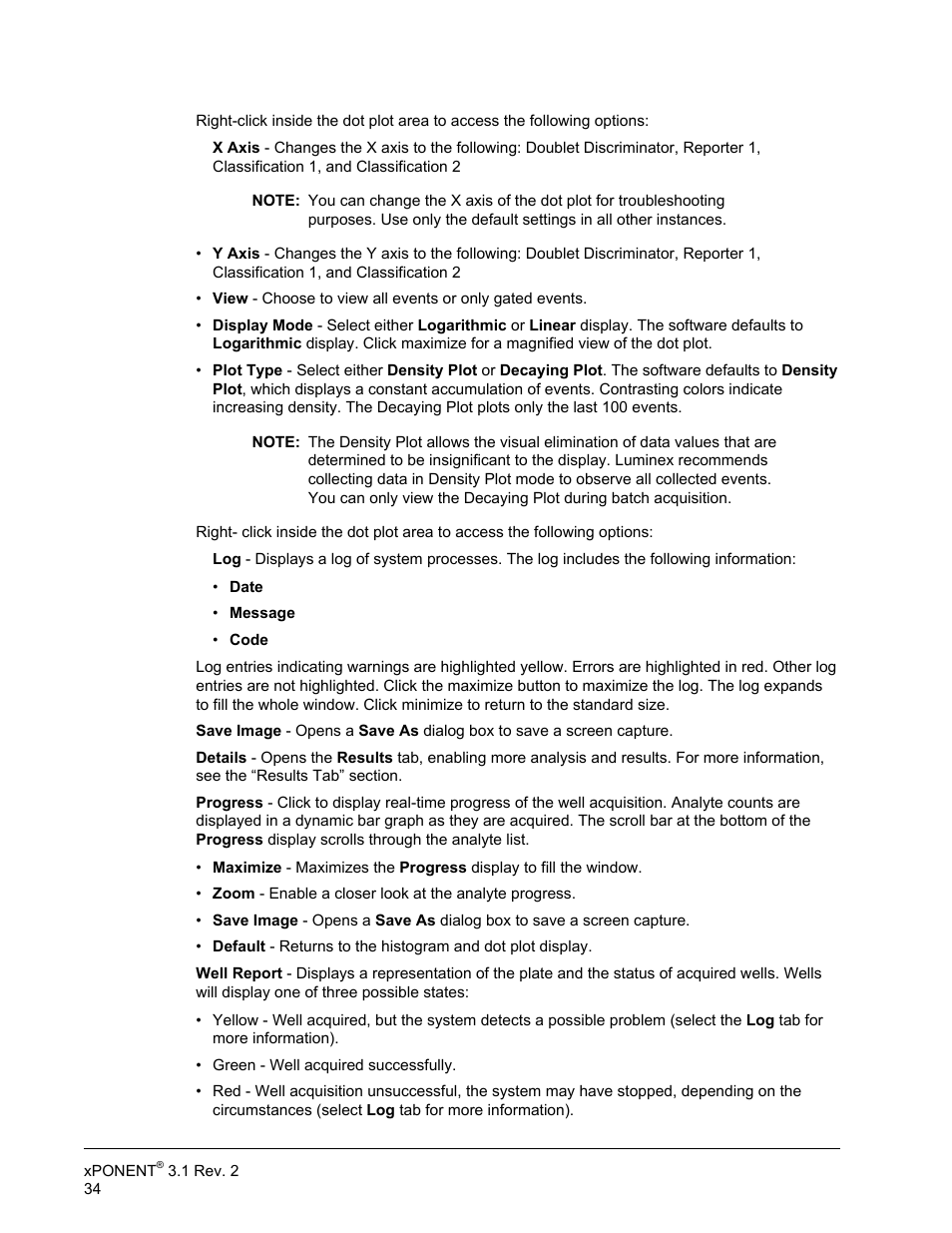Luminex xPONENT 3.1 Rev 2 User Manual | Page 47 / 145