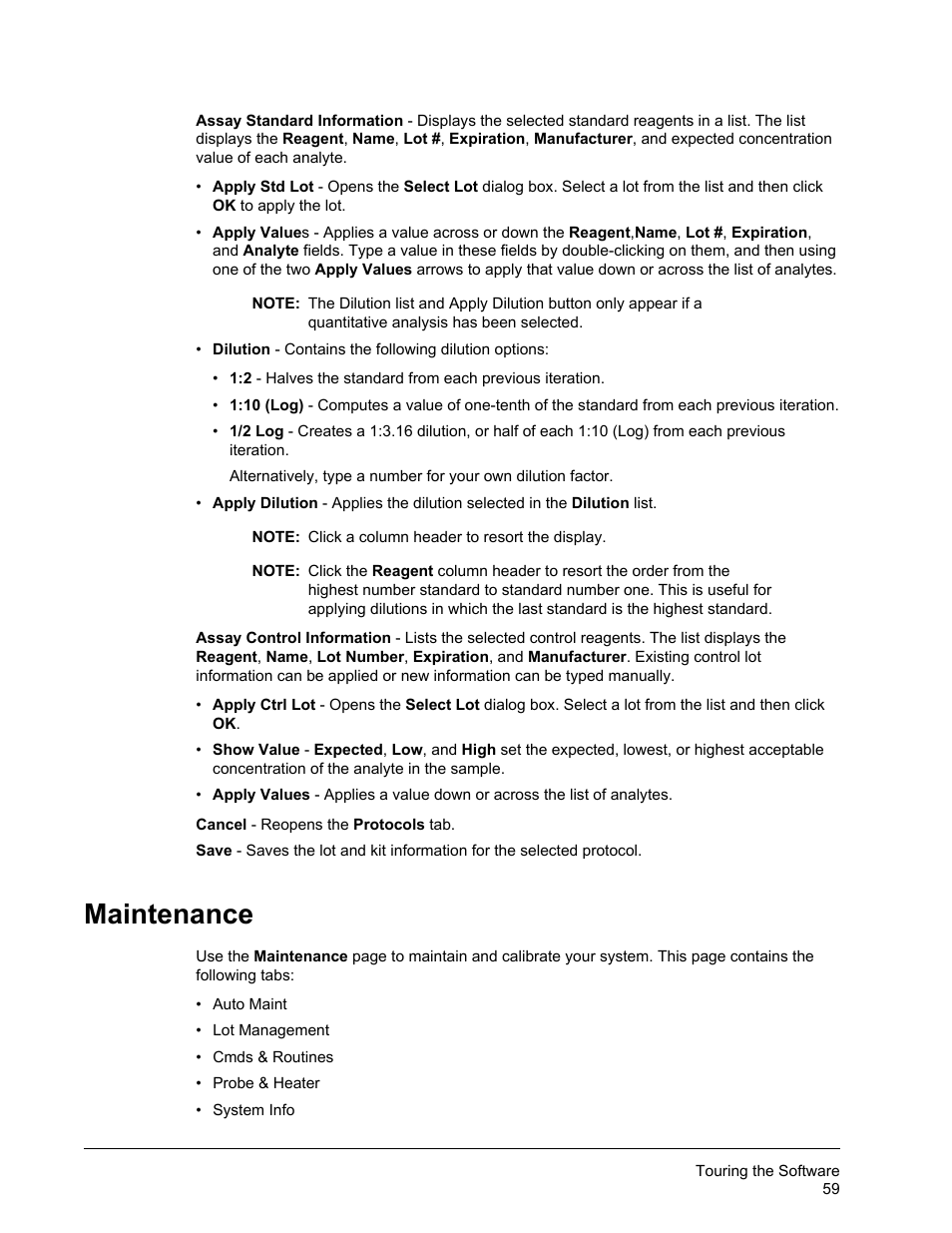 Maintenance | Luminex xPONENT 3.1 Rev 2 User Manual | Page 72 / 145