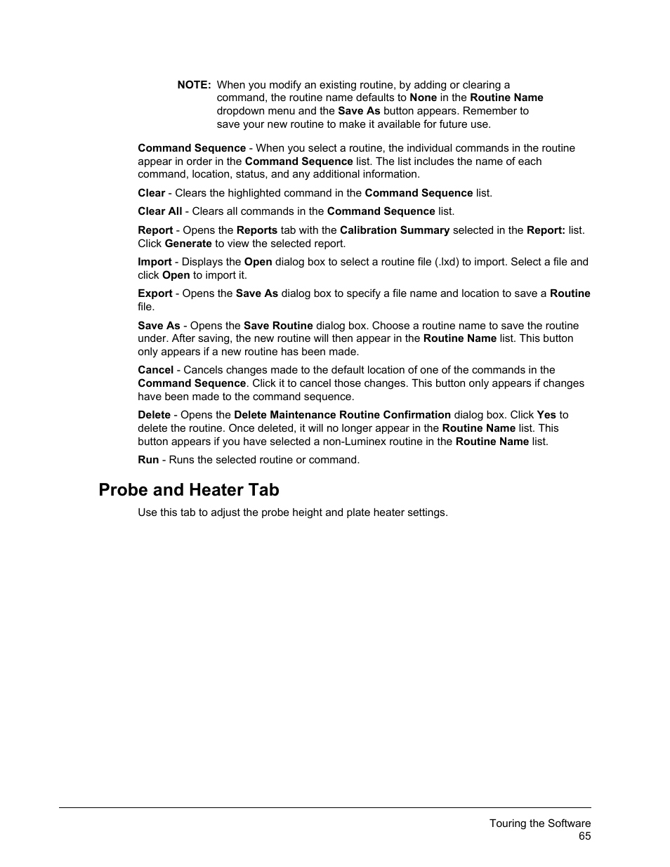 Probe and heater tab, More information about this tab, see | Luminex xPONENT 3.1 Rev 2 User Manual | Page 78 / 145
