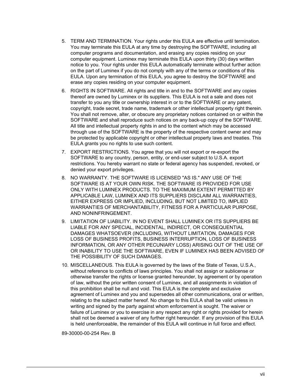 Luminex xPONENT 3.1 Rev 2 User Manual | Page 8 / 145