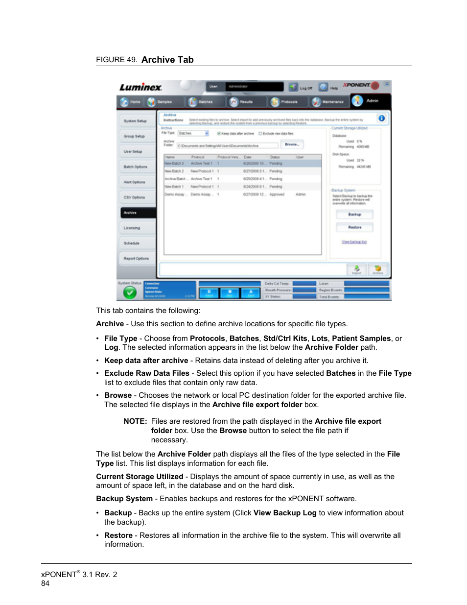 Luminex xPONENT 3.1 Rev 2 User Manual | Page 97 / 145