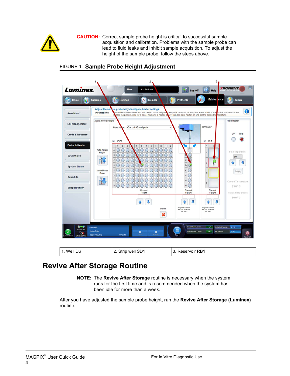 Revive after storage routine | Luminex xPONENT for MAGPIX IVD User Manual | Page 10 / 29