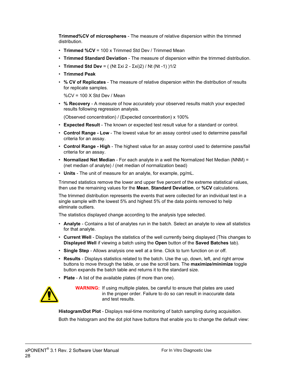 Luminex xPONENT 3.1 Rev 2 (IVD) User Manual | Page 38 / 108