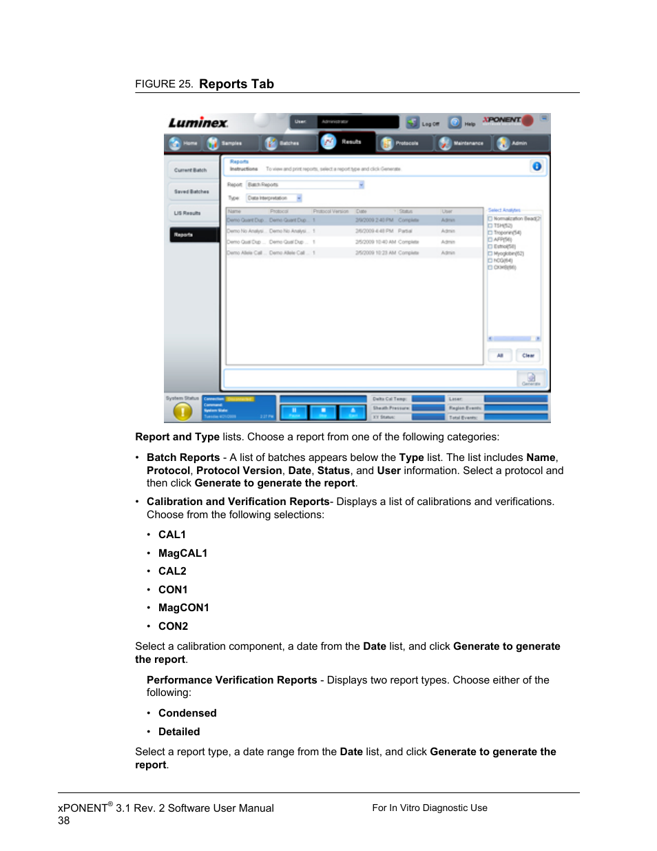 Luminex xPONENT 3.1 Rev 2 (IVD) User Manual | Page 48 / 108