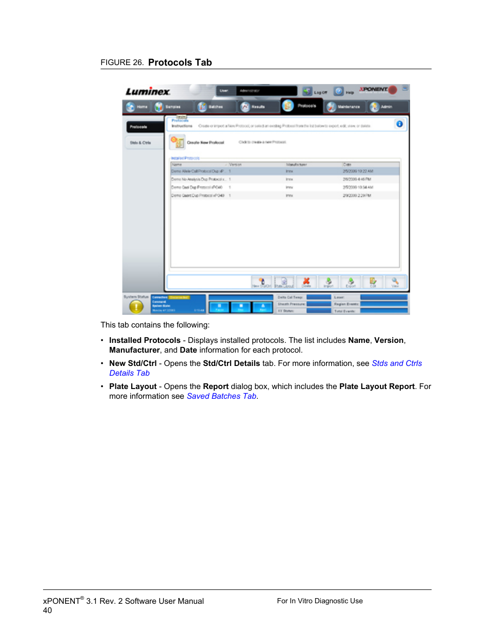 Luminex xPONENT 3.1 Rev 2 (IVD) User Manual | Page 50 / 108
