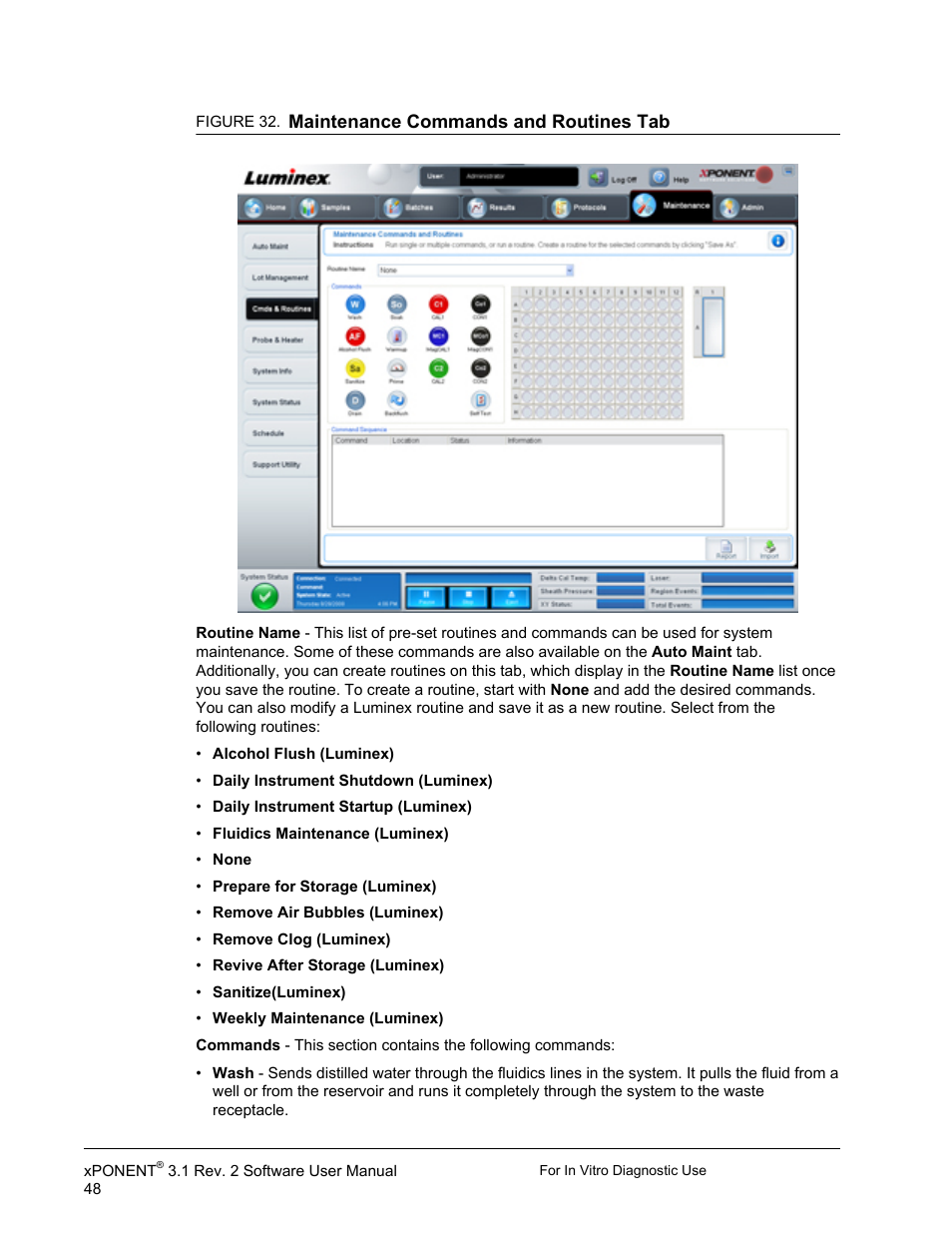 Luminex xPONENT 3.1 Rev 2 (IVD) User Manual | Page 58 / 108