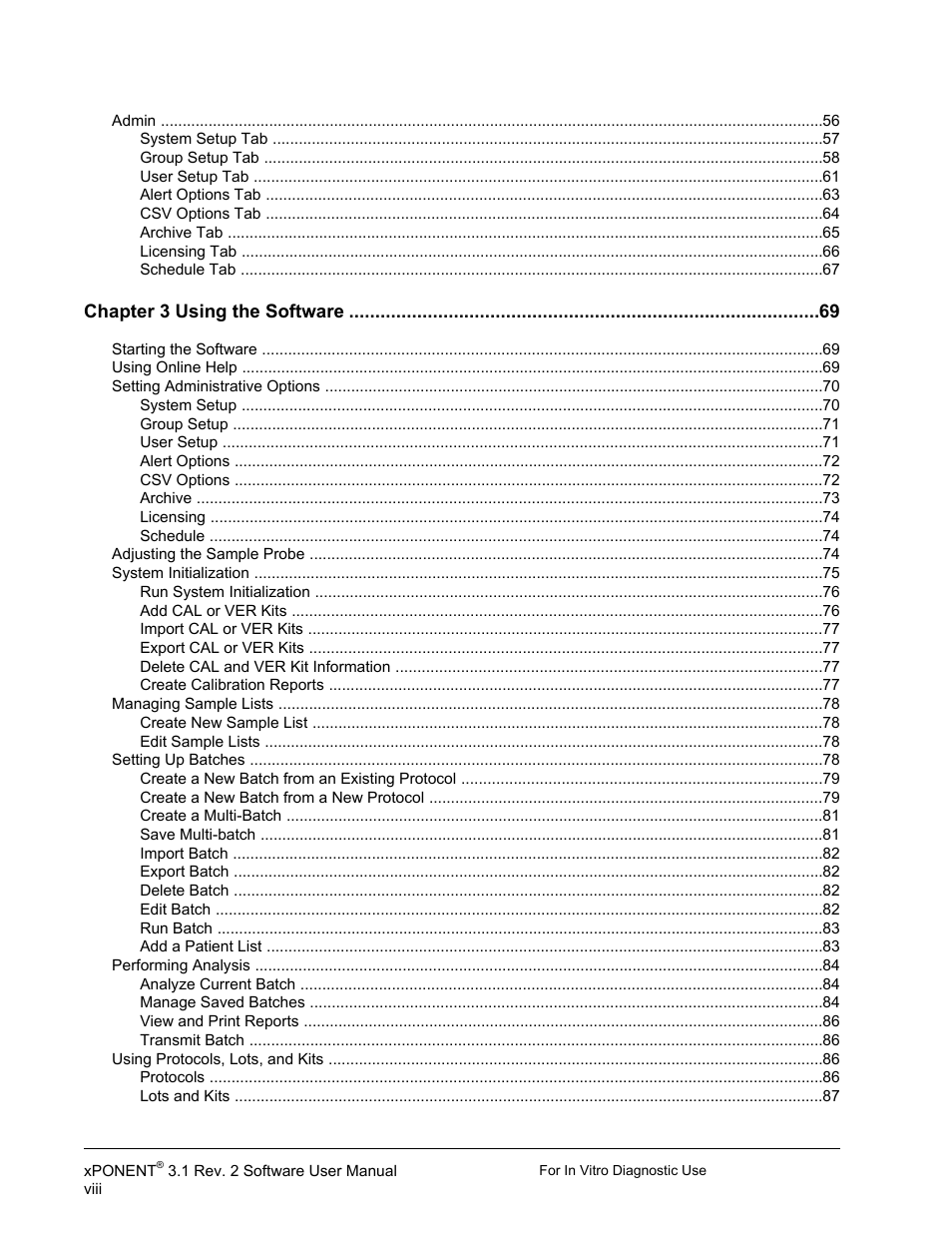 Luminex xPONENT 3.1 Rev 2 (IVD) User Manual | Page 8 / 108